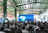 آیین شهدای تولید در بروجرد؛ فرداموتورز یک سال پس از حمله موشکی