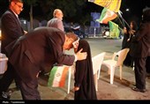 استاندار زنجان در جمع شهروندان؛ بازدید از مواکب شهری تا حضور در رزمایش میدان هنر