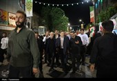 استاندار زنجان در جمع شهروندان؛ بازدید از مواکب شهری تا حضور در رزمایش میدان هنر