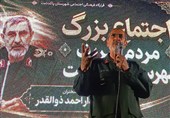 سردار ذوالقدر: دشمن از حضور مردم بیش از توان موشکی ایران هراس دارد