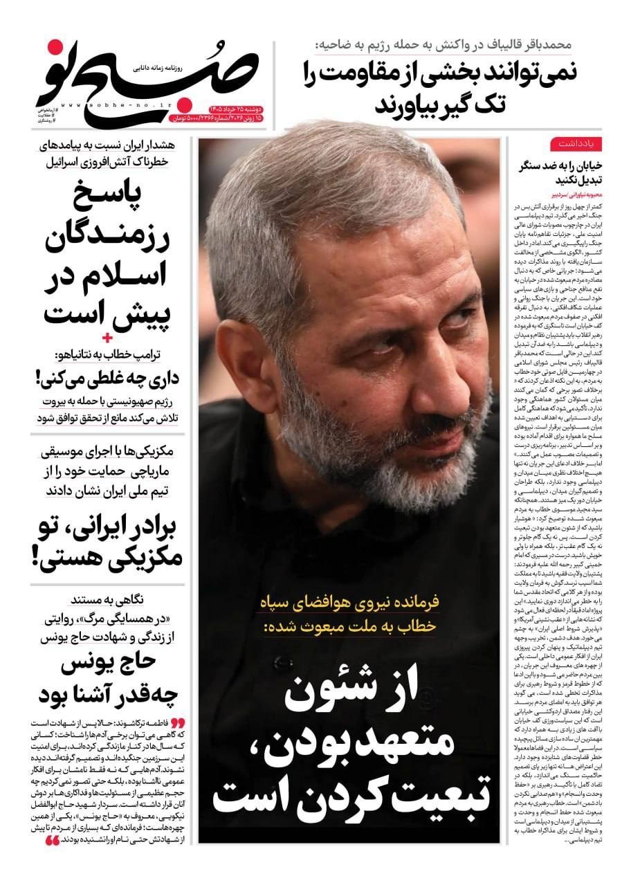 روزنامه کیهان , روزنامه وطن امروز , روزنامه خراسان , روزنامه جوان , روزنامه همشهری , روزنامه جام جم , روزنامه فرهیختگان , 