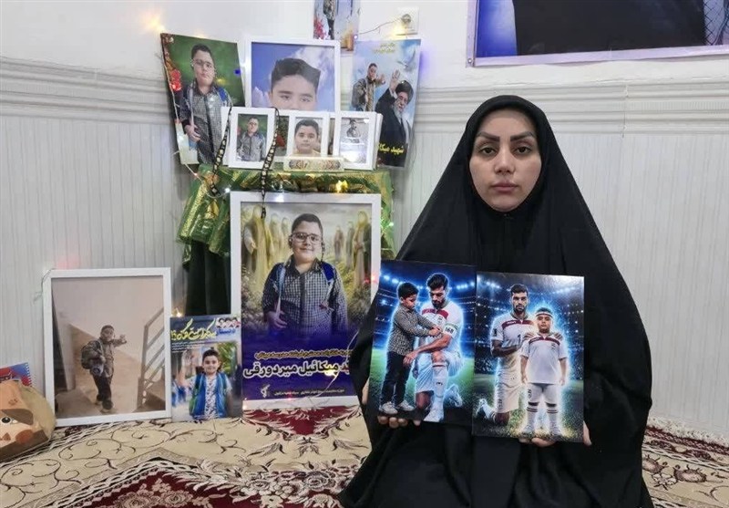 آرزوی مادر شهید اندیمشکی مدرسه میناب برای تیم ملی ایران در جام جهانی