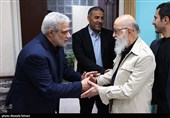 حضور مهدی چمران  رئیس شورای شهر و مجید قلی زاده مدیر عامل خبرگزاری تسنیم 