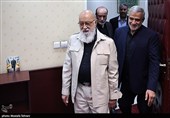 حضور مهدی چمران  رئیس شورای شهر و مجید قلی زاده مدیر عامل خبرگزاری تسنیم 