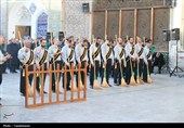 پرچم عزای سیدالشهدا(ع) در حرم حضرت عبدالعظیم(ع) برافراشته شد