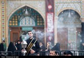 آیین تعویض پرچم حرم مطهر حضرت معصومه (س) بمناسبت آغاز ماه محرم