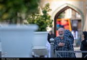 آیین تعویض پرچم حرم مطهر حضرت معصومه (س) بمناسبت آغاز ماه محرم