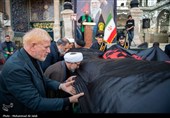 آیین تعویض پرچم حرم مطهر حضرت معصومه (س) بمناسبت آغاز ماه محرم