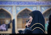 آیین سیاه پوشان گنبد و بارگاه مطهر حرم شاهچراغ (ع)