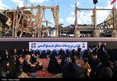آئین تعویض پرچم گنبد حسینیه اعظم زنجان
