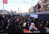 آئین تعویض پرچم گنبد حسینیه اعظم زنجان