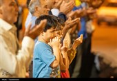 حضور امام جمعه زنجان در جمع مردم آب‌بر طارم