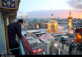 آئین سیاهپوشان حرم مطهر امام رضا (ع)