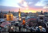 چهارشنبه‌ای به رنگ محرم؛ حرم رضوی در سوگ سیدالشهدا(ع)