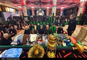 مراسم سنتی علمبندان حسینی در هیات محبان الزهرا (س ) بیرجند