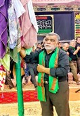 مراسم سنتی علمبندان حسینی در هیات محبان الزهرا (س ) بیرجند