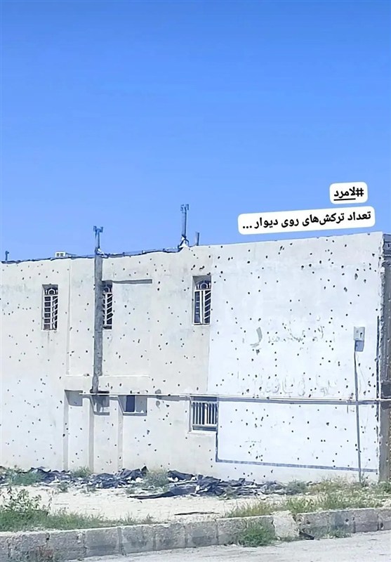 "لامرد" سند زنده جنایت جنگی/سالن ورزشی به میدان آزمایش مرگ بدل شد اخبار شیراز , اخبار استان فارس , جنگ آمریکا و رژیم صهیونیستی علیه ایران ,