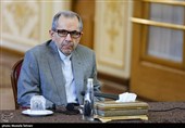 نشست وزیر امورخارجه با سفرا و روسای نمایندگی‌های خارجی و بین‌المللی