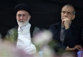 پزشکیان در مراسم بزرگداشت شهید خطیب حضور یافت