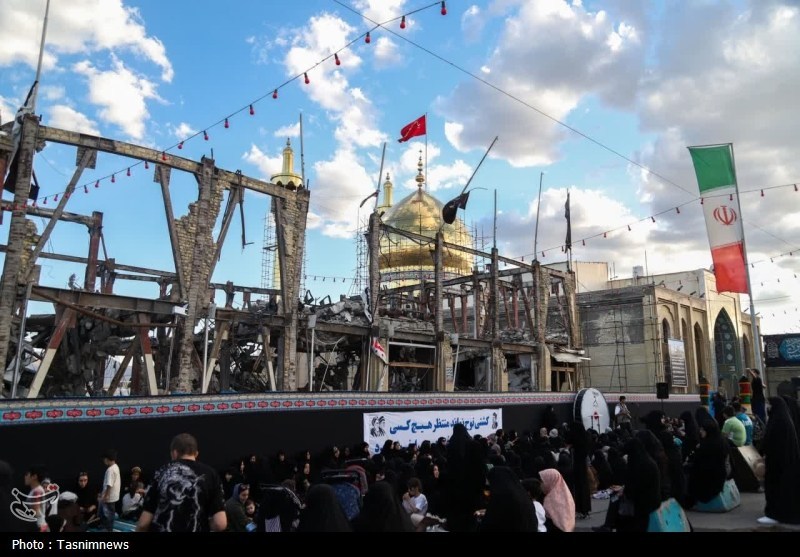 بیرق عزا بر فراز پایتخت شور و شعور/آغاز فصل دلدادگی زنجانیها حسینیه تسنیم ,