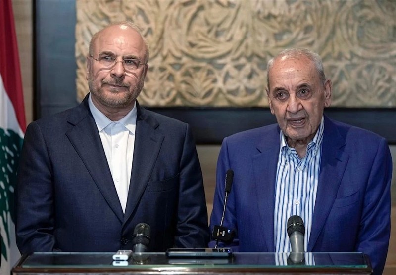 Iranian, Lebanese Speakers Urge MoU Guarantors to Ensure Israeli Withdrawal