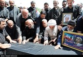 مراسم تشییع پیکر بهروز رضوی