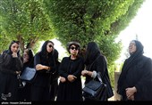 مراسم تشییع پیکر بهروز رضوی