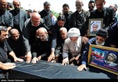 مراسم تشییع پیکر بهروز رضوی
