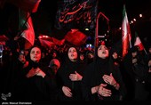 عزاداری شب سوم محرم در میدان تجریش