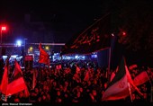 عزاداری شب سوم محرم در میدان تجریش