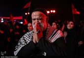 عزاداری شب سوم محرم در میدان تجریش