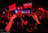 عزاداری شب سوم محرم در میدان تجریش