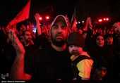 عزاداری شب سوم محرم در میدان تجریش