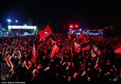 عزاداری شب سوم محرم در میدان تجریش