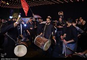 عزاداری شب سوم محرم در میدان تجریش
