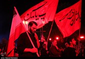 عزاداری شب سوم محرم در میدان تجریش