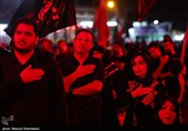 عزاداری شب سوم محرم در میدان تجریش