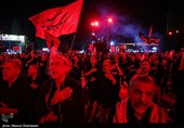 عزاداری شب سوم محرم در میدان تجریش
