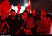 عزاداری شب سوم محرم در میدان تجریش
