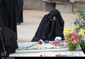 آئین غبارروبی و عطرافشانی مزار شهدای اقتدار و رمضان در تبریز
