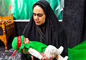 همایش شیرخوارگان حسینی در امامزاده زیدابوالحسن(ع) ورامین برگزار شد