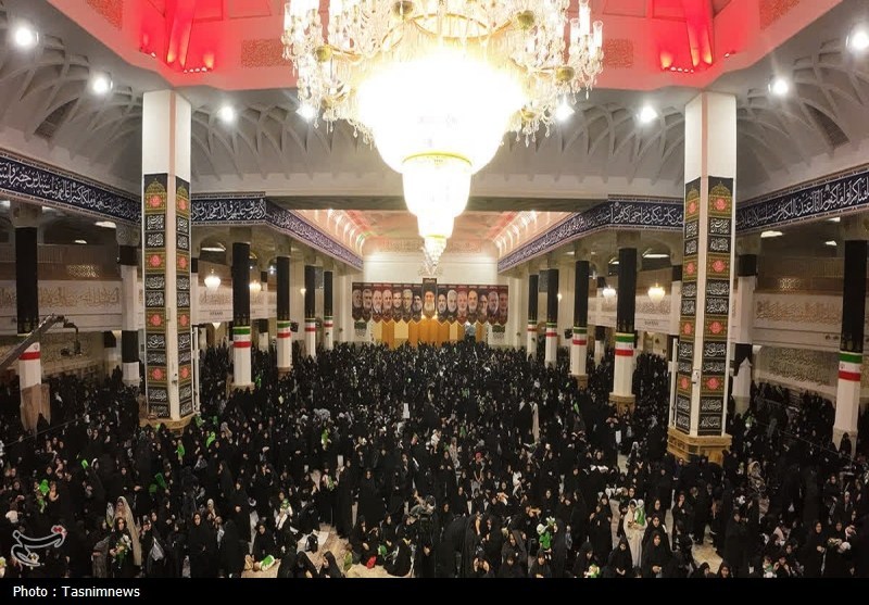 حسینیه تسنیم , حضرت معصومه (س) , اخبار قم , شیرخوارگان حسینی ,