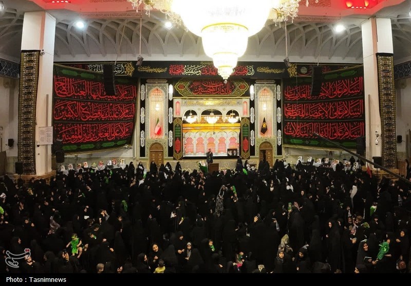 حسینیه تسنیم , حضرت معصومه (س) , اخبار قم , شیرخوارگان حسینی ,