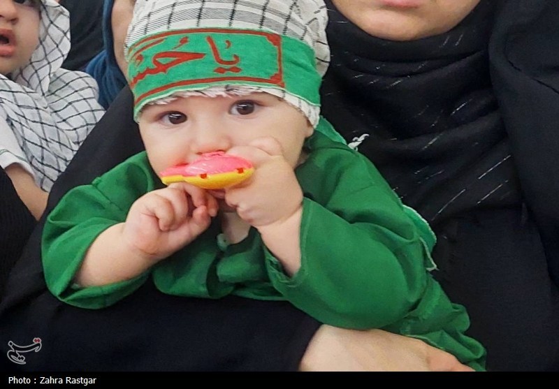 حسینیه تسنیم , شیرخوارگان حسینی , اخبار رشت ,