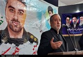 مراسم سالگرد شهادت سرهنگ دوم پاسدار مرتضی‌ ابراهیمی‌کارشک
