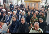 مراسم سالگرد شهادت سرهنگ دوم پاسدار مرتضی‌ ابراهیمی‌کارشک