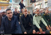 مراسم سالگرد شهادت سرهنگ دوم پاسدار مرتضی‌ ابراهیمی‌کارشک