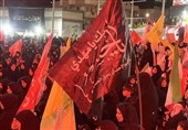 طنین لبیک یا حسین (ع) در پرند؛ شکوه عزاداری در شب ششم محرم+فیلم