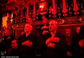 عزاداری ورزشکاران زورخانه ای و کشتی پهلوانی در قم