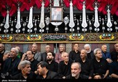 عزاداری ورزشکاران زورخانه ای و کشتی پهلوانی در قم